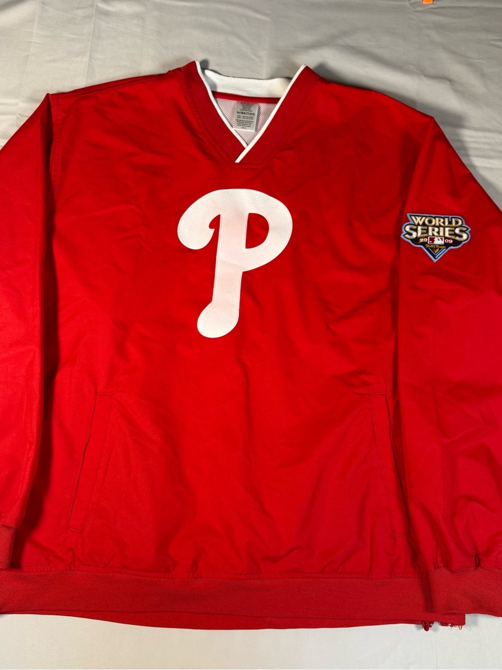 Philadelphia Phillies Majestic 2009 Fall Classic Pullover Size XL